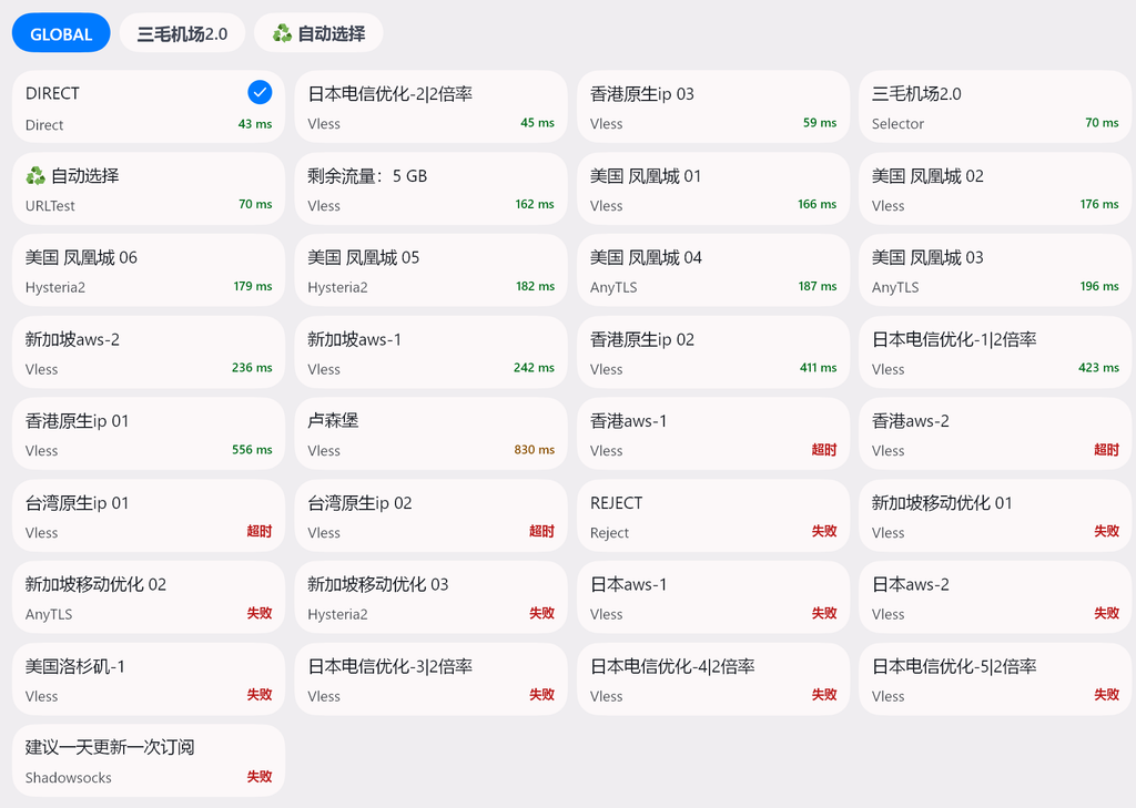 三毛机场节点测速图1